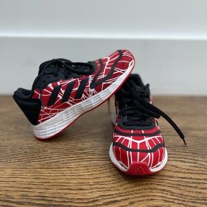 ADIDAS X MARVEL Duramo 10 Miles Morales / Spiderman Lace Shoes | Like New